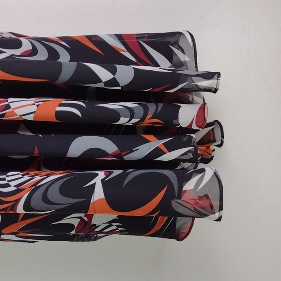 BISOU BISOU Black Very Leather Like Strap Modern Art Graphic Captivating Tank - Picture 3 of 16